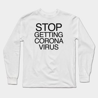 Corona virus Long Sleeve T-Shirt